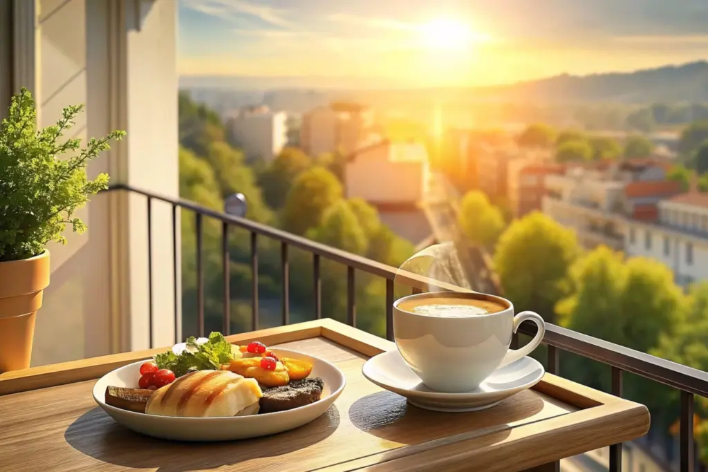 morning coffee peace brings a calmess to the day.